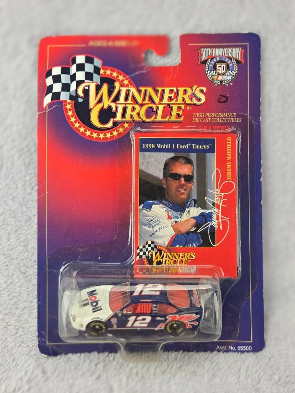 Nascar Winners Circle 1998 50th Anniversary Jeremy Mayfield #12 Mobil 1 1:64